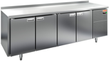 Холодильный стол с распашными дверями из нержавеющей стали GN 1111/TN (полипропилен)